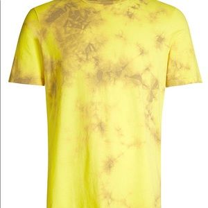 Helmut Lang Shirt , Yellow Tie Dye